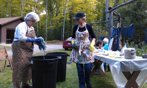 L to R, Eugenie, Ann, Deb. and Louise.