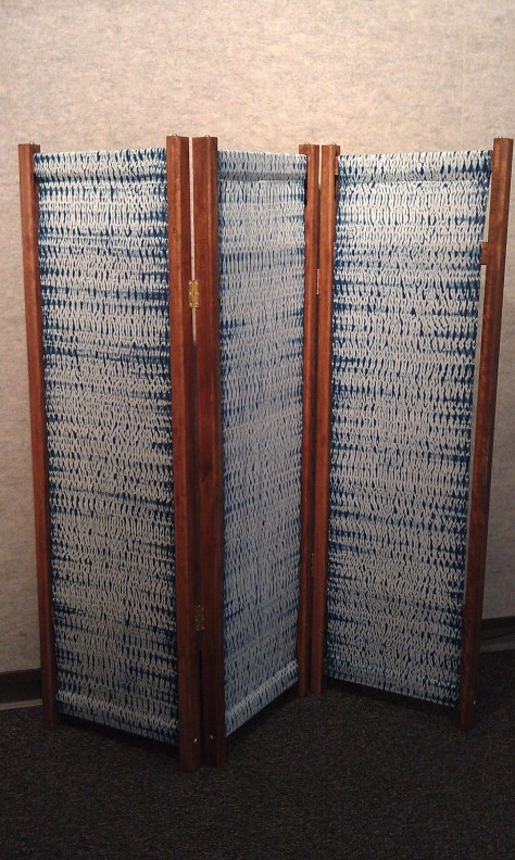 The screen at the gallery.