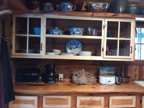 Kitchen updating in progress.